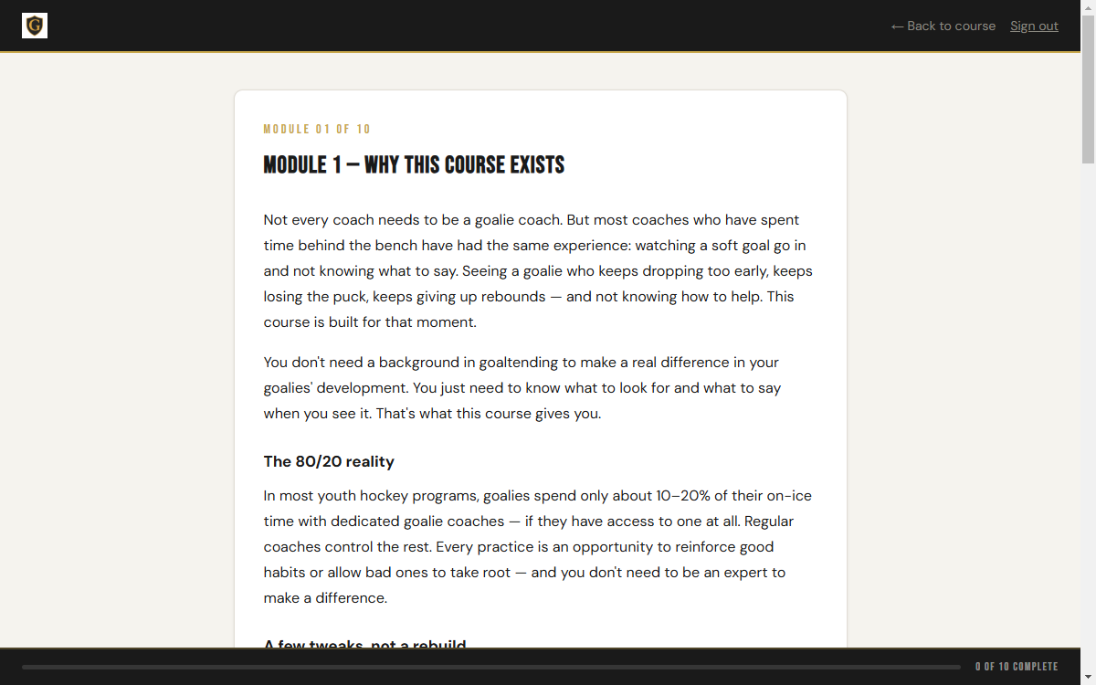 A real Learnt client's branded learner portal, showing custom logo, color, and typography